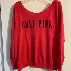PINK Scoop Neck Sweatshirt